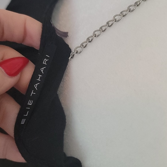 Elie Tahari black drape dress - Picture 5 of 5